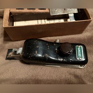 Vintage Greist Black Sewing Machine RottaryButtonhole Attachment